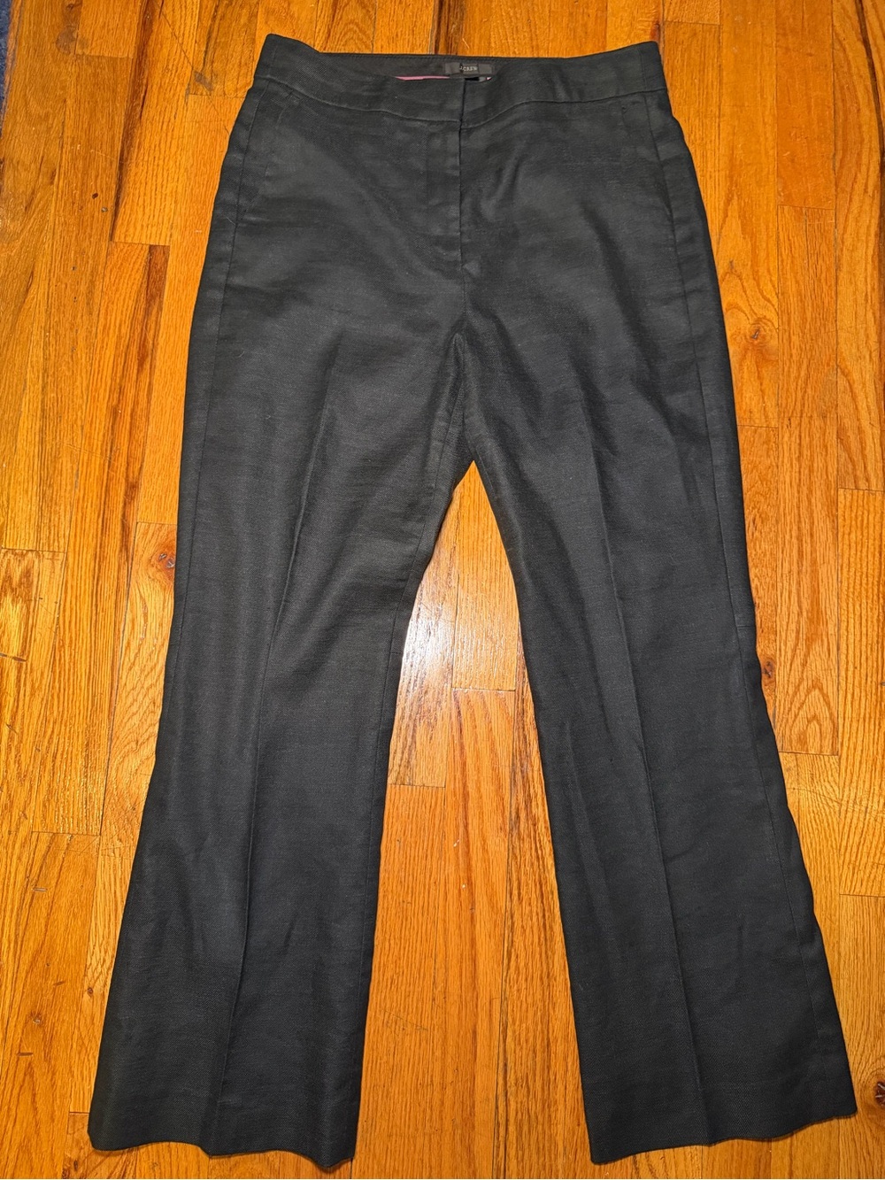 J. Crew Black Linen Pants